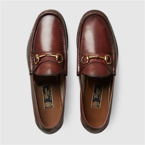 gucci 1953 horsebit brown|gucci 1953 horsebit leather loafer.